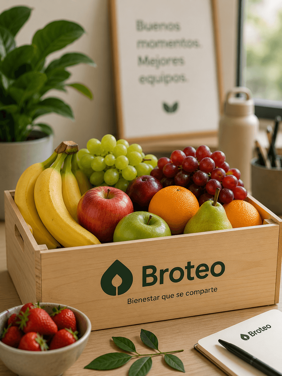 Fruta para la oficina